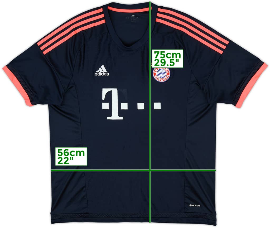 2015-16 Bayern Munich Third Shirt - 4/10 - (XL)