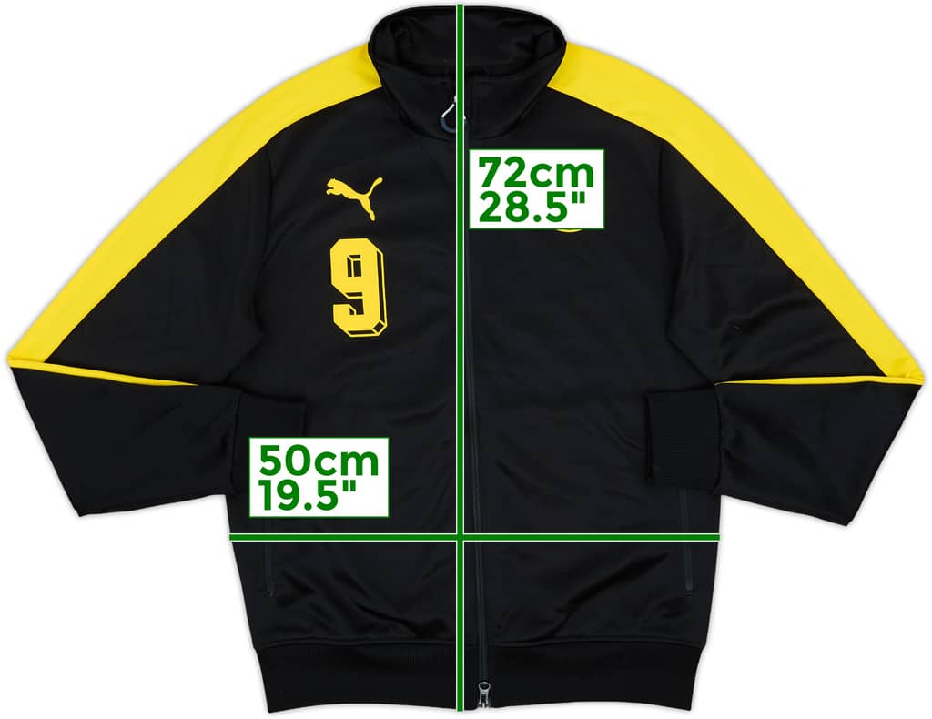 2017-2018 Borussia Dortmund Puma T7 Track Jacket - 9/10 - (M)