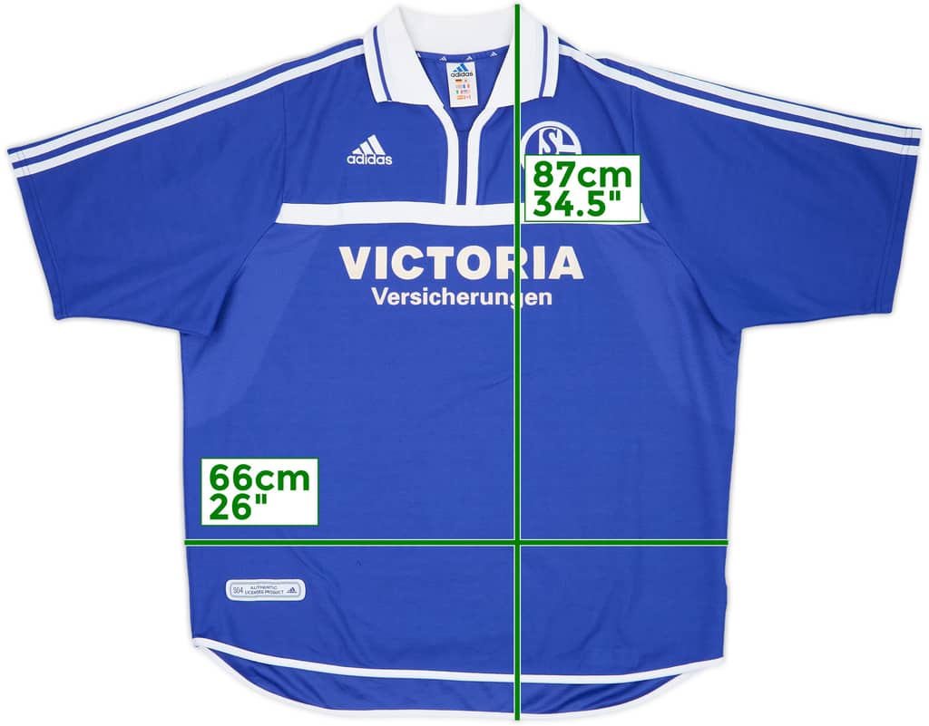 2001-02 Schalke Home Shirt - 8/10 - (XXL)