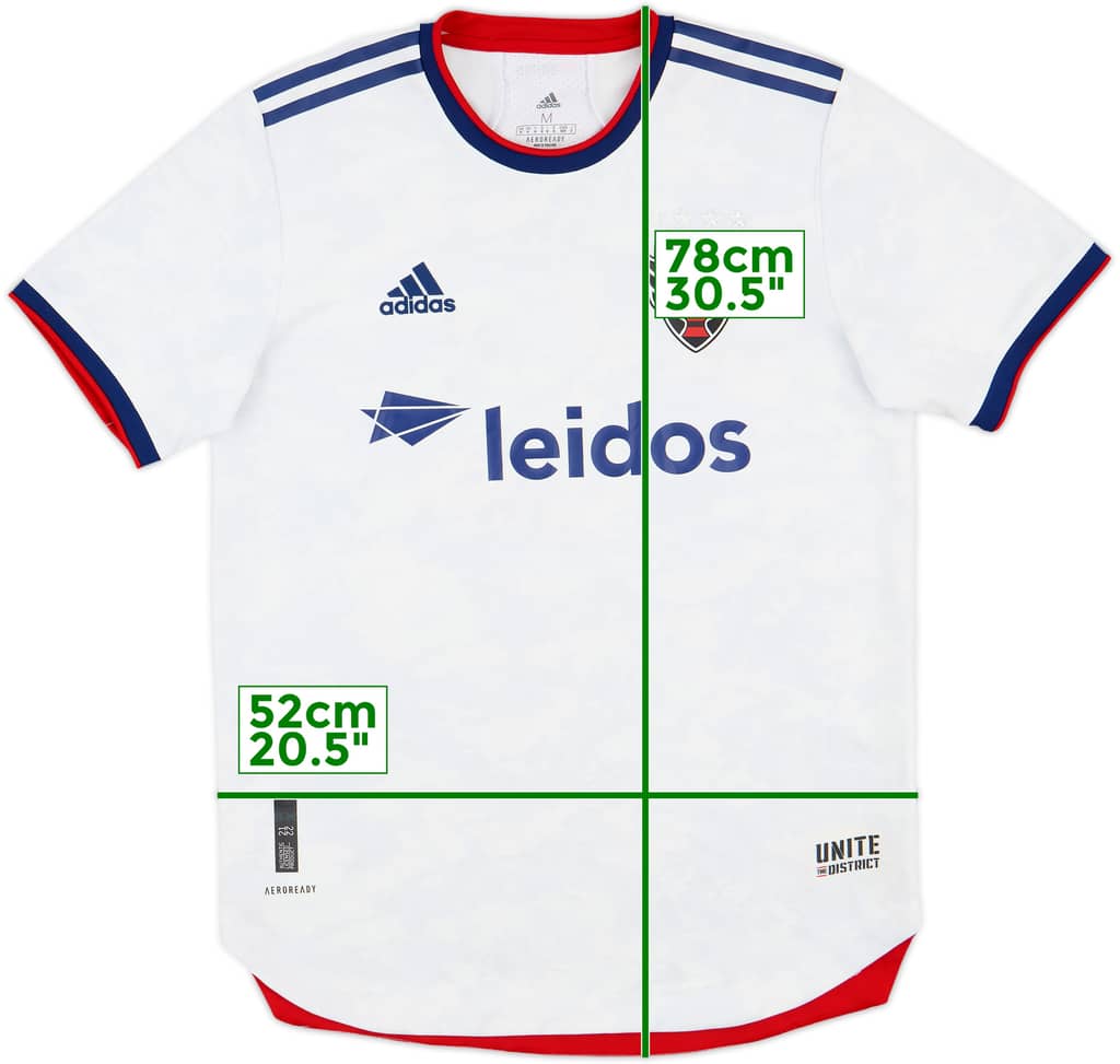 2021-22 DC United Authentic Away Shirt - 10/10 - (M)