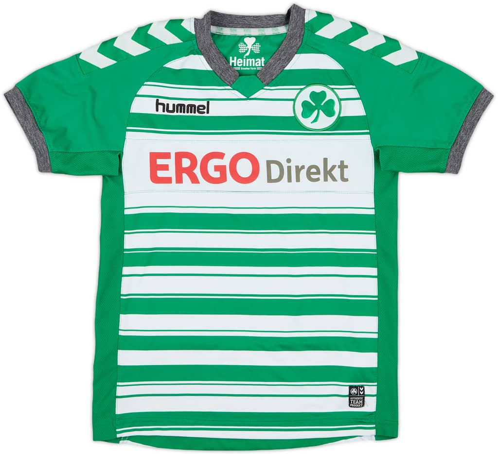 2013-14 Greuther Furth Signed Home Shirt - 6/10 - (M.Boys)