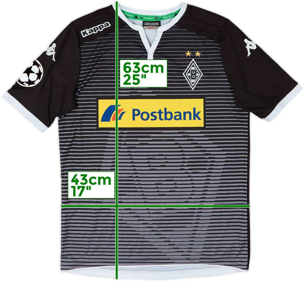 2015-16 Borussia Monchengladbach European Home Shirt - 8/10 - (S)