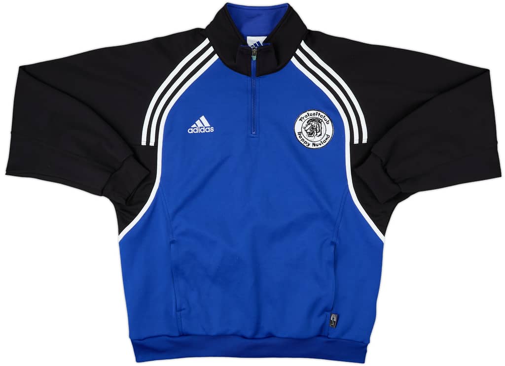 2000-01 adidas Template 1/4 Zip Track Jacket (Freizeitclub) - 7/10 - (L/XL)