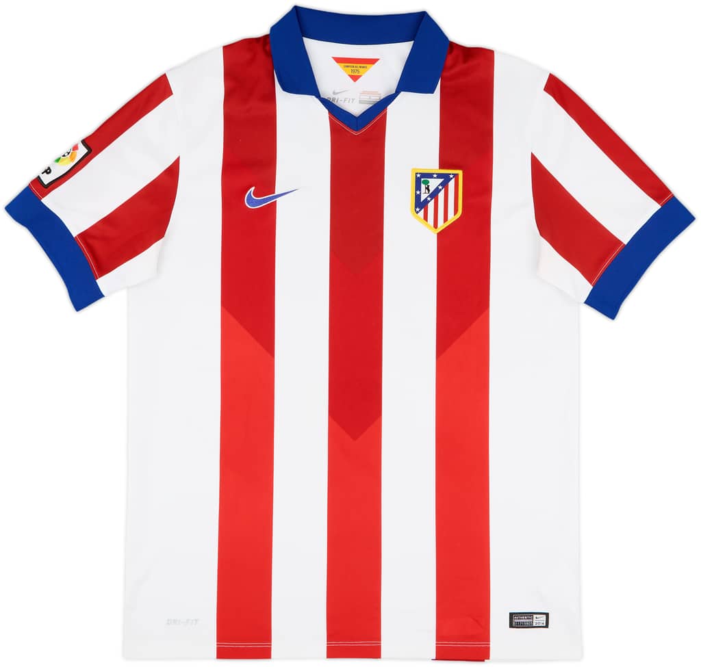 2014-15 Atletico Madrid Home Shirt - 9/10 - (S)