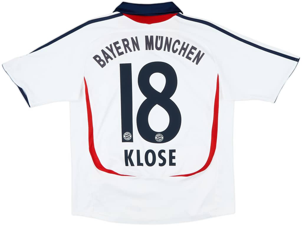 2006-07 Bayern Munich Away Shirt Klose #18 - 9/10 - (L.Boys)