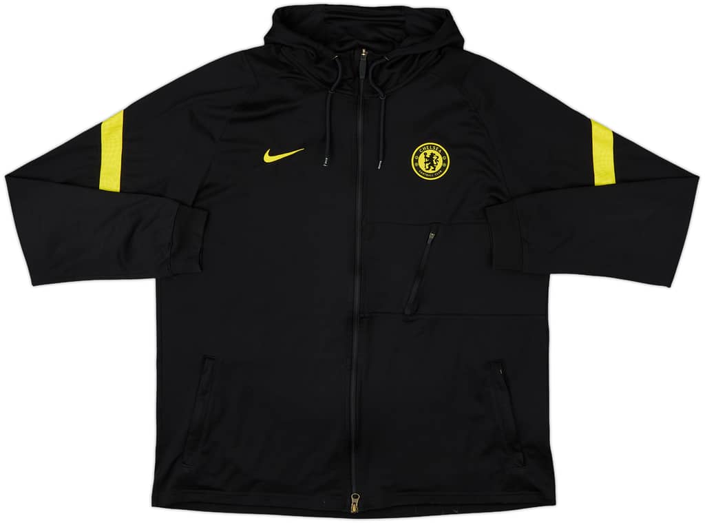 2021-22 Chelsea Nike Hooded Track Jacket - 8/10 - (XL)