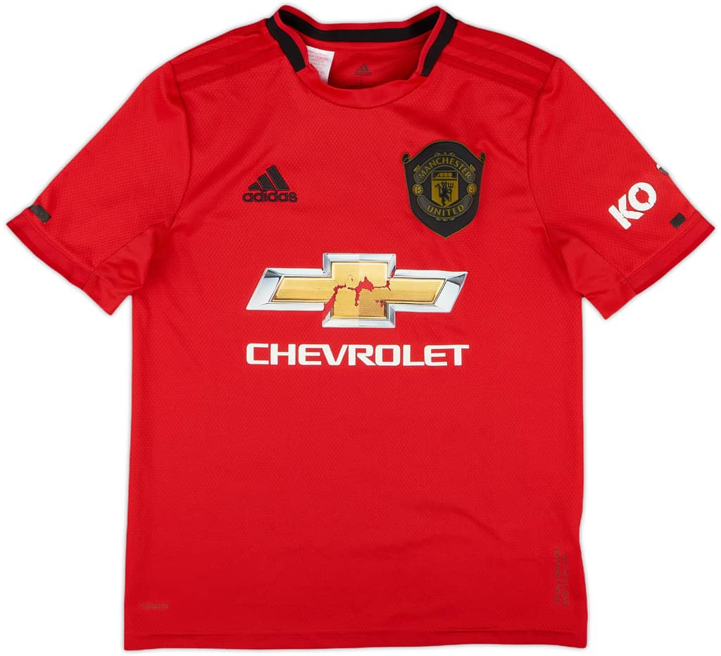 2019-20 Manchester United Home Shirt - 4/10 - (L.Boys)