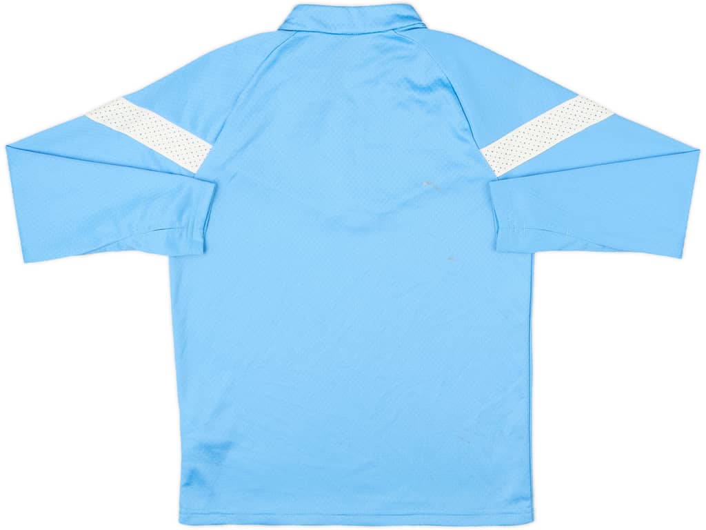 2022-23 Manchester City Puma 1/4 Zip Drill Top - 7/10 - (L.Boys)