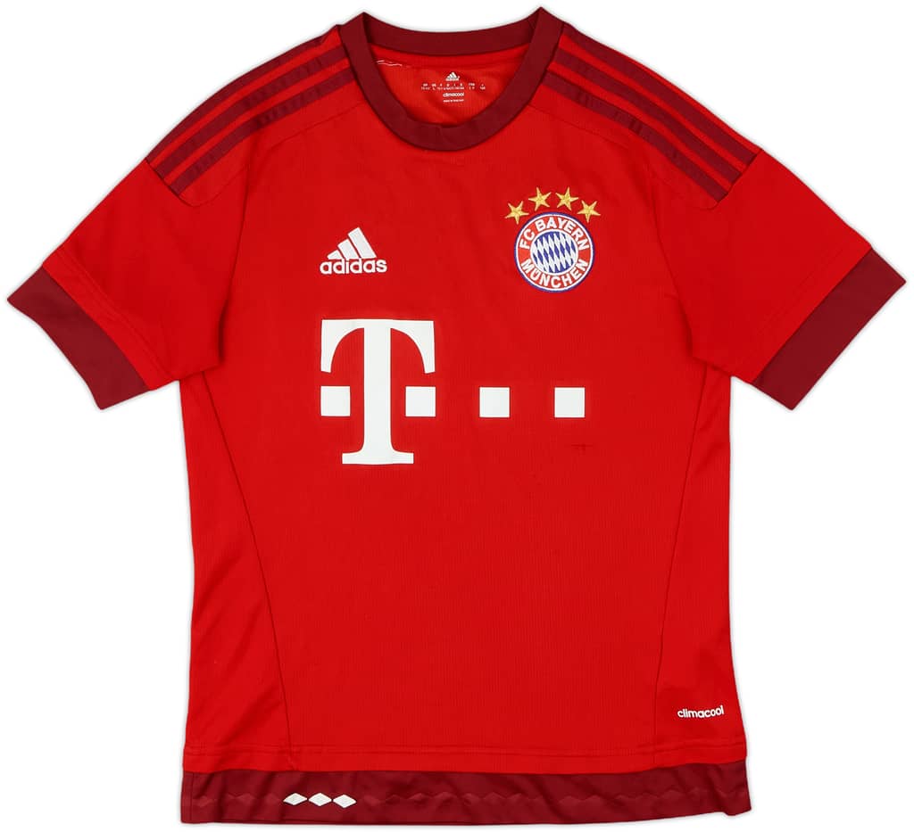 2015-16 Bayern Munich Home Shirt - 6/10 - (L.Boys)