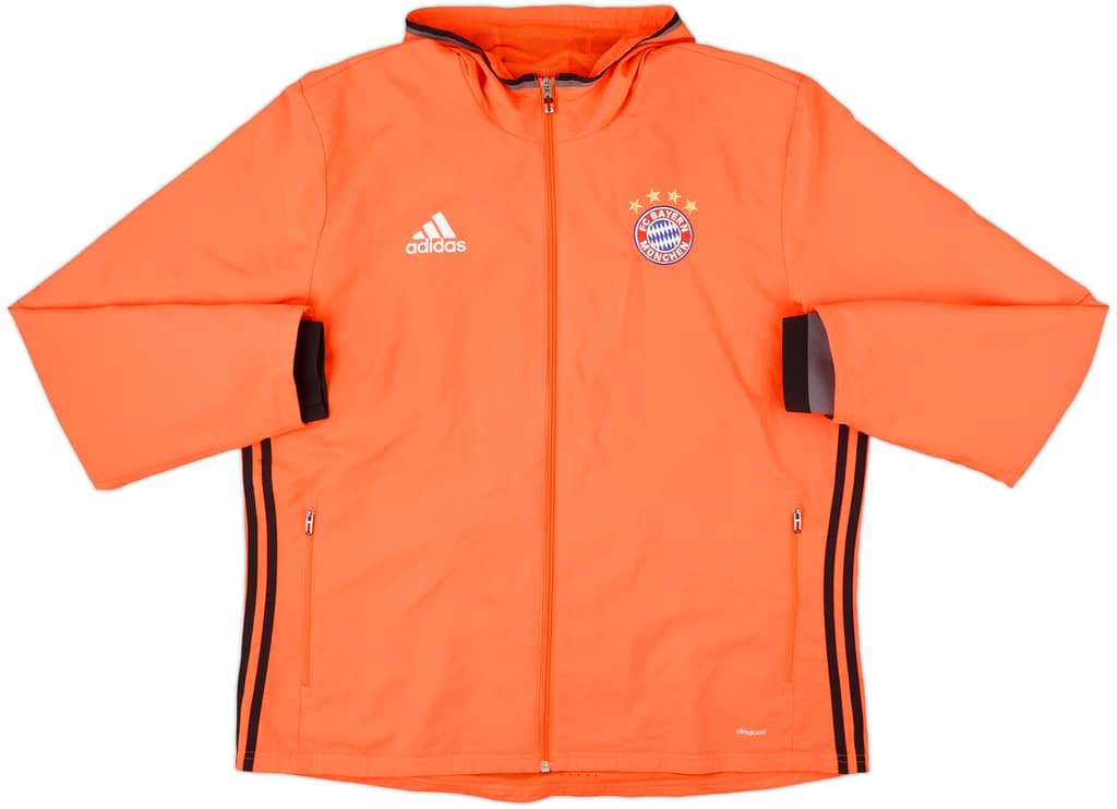 2016-17 Bayern Munich adidas Hooded Track Jacket - 10/10 - (XL)