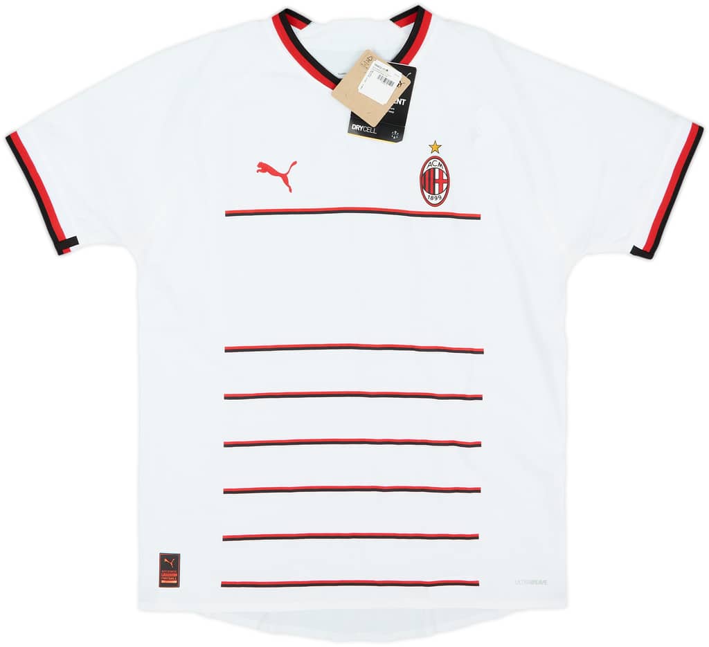 2022-23 AC Milan Sample Authentic Away Shirt (Women's M)