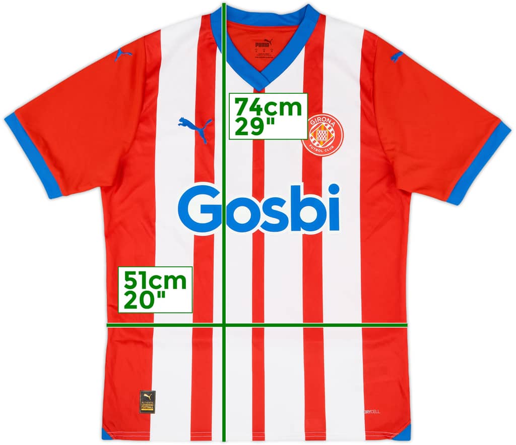 2023-24 Girona Home Shirt - 9/10 - (M)