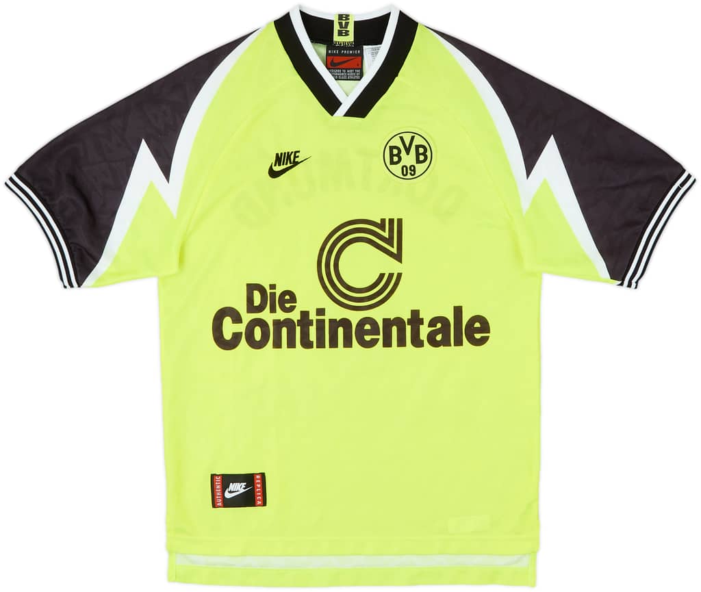 1995-96 Borussia Dortmund Home Shirt Sammer #6 - 8/10 - (S)