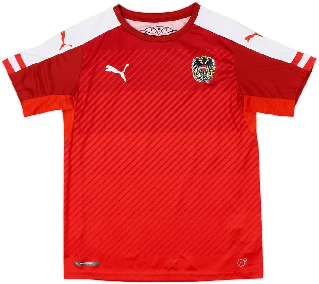 2016-17 Austria Home Shirt - 8/10 - (L.Boys)