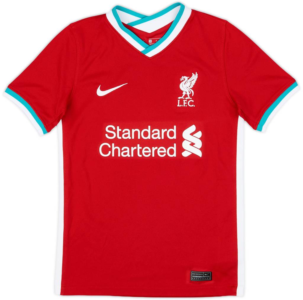 2020-21 Liverpool Home Shirt - 10/10 - (S.Boys)