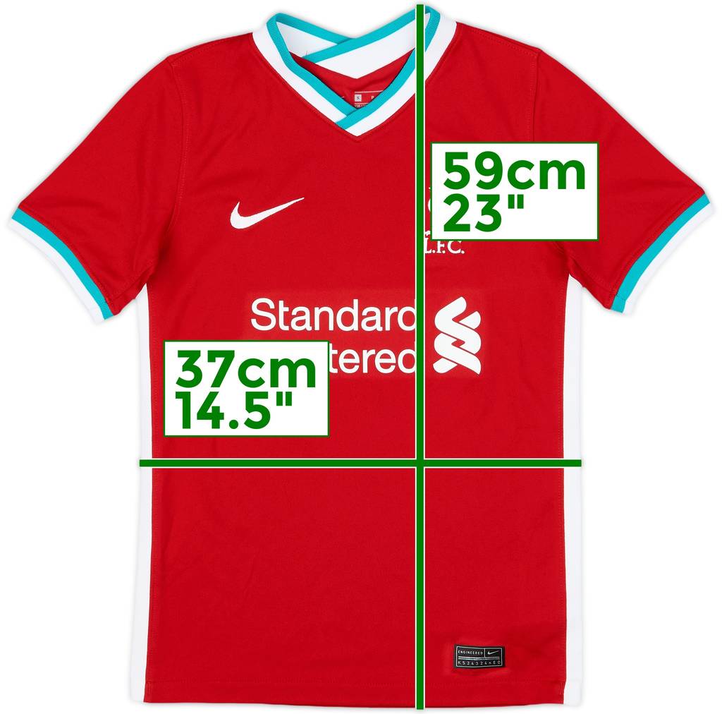 2020-21 Liverpool Home Shirt - 10/10 - (S.Boys)