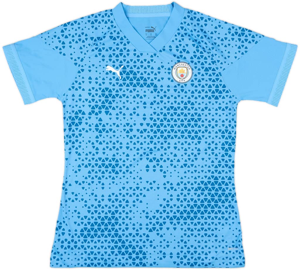 2022-23 Manchester City Authentic Puma Training Shirt - 9/10 - (Women's M)