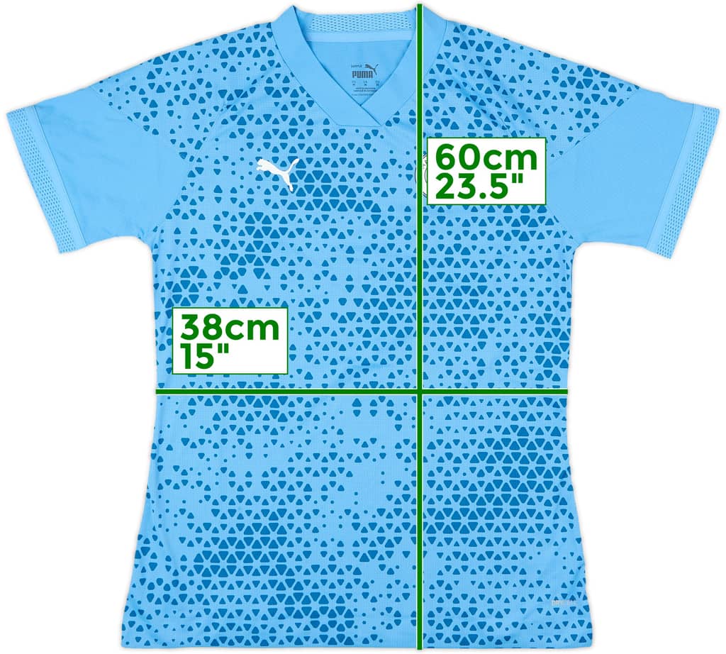 2022-23 Manchester City Authentic Puma Training Shirt - 9/10 - (Women's M)