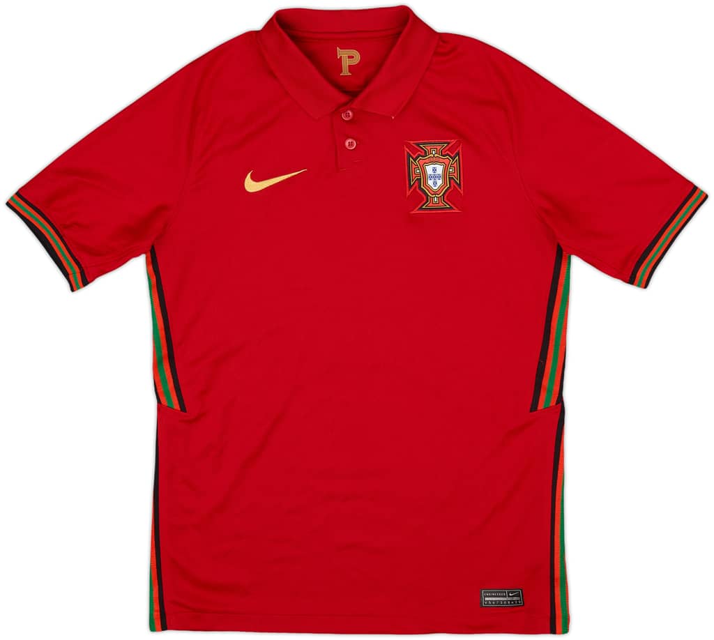 2020-21 Portugal Home Shirt - 9/10 - (L.Boys)