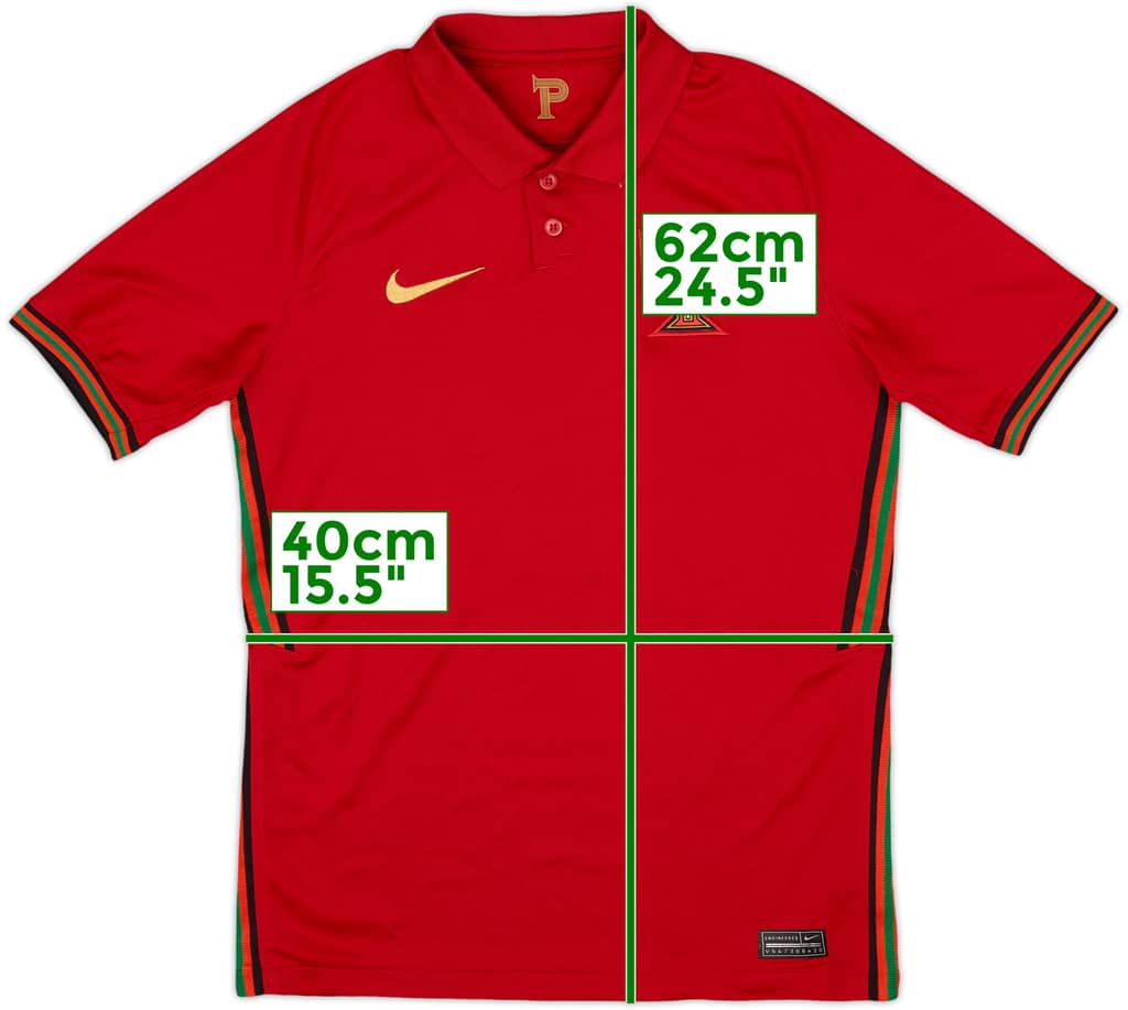2020-21 Portugal Home Shirt - 9/10 - (L.Boys)