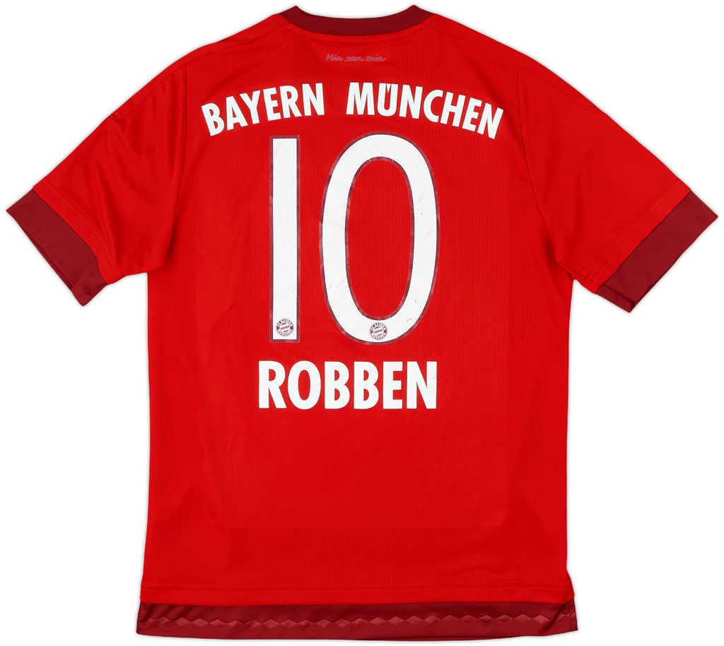 2015-16 Bayern Munich Home Shirt Robben #10 - 5/10 - (XL.Boys)