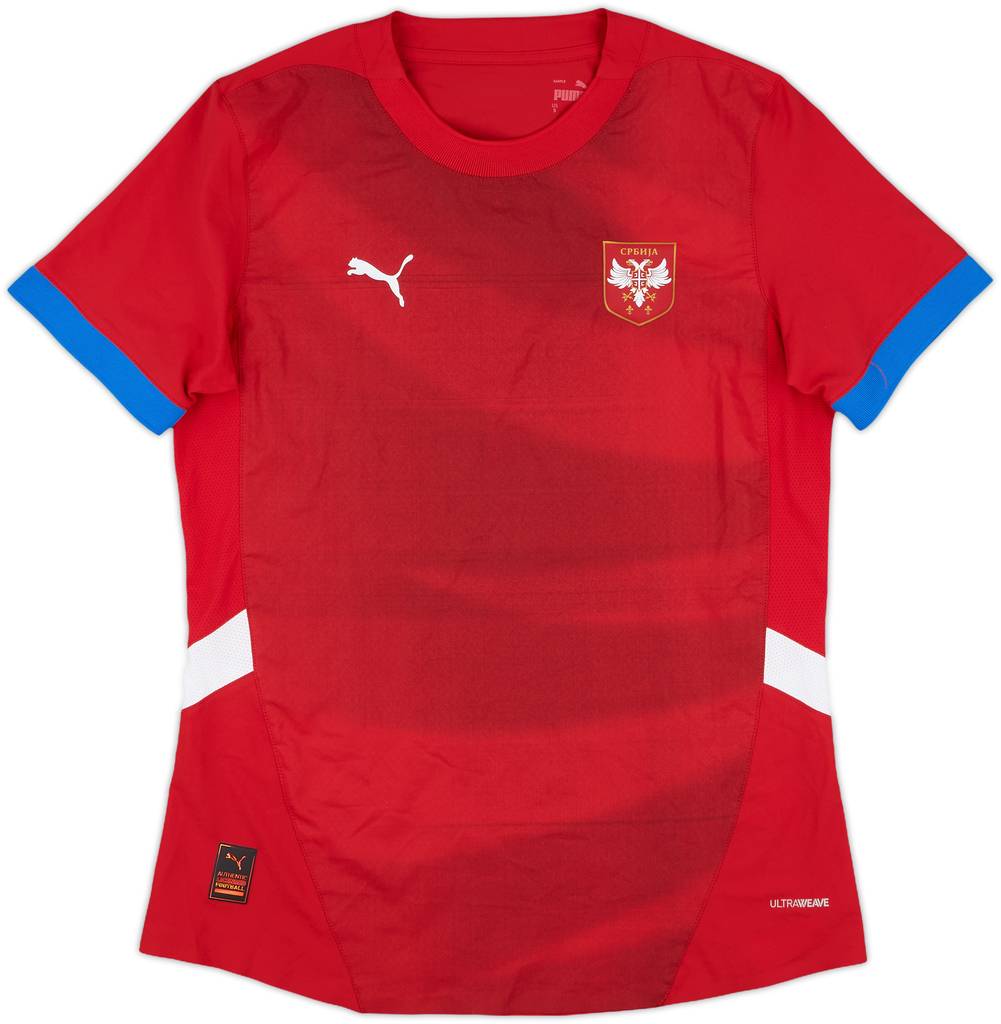 2024-25 Serbia Authentic Home Shirt - 10/10 - (S)