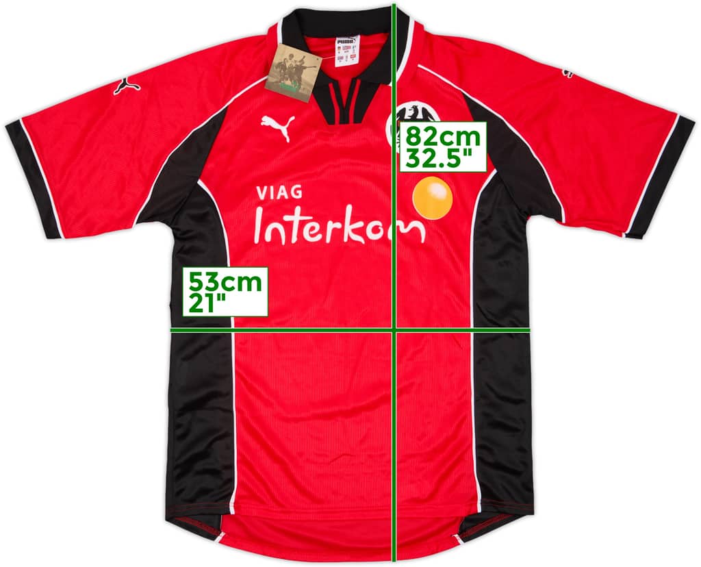 1998-00 Eintracht Frankfurt Home Shirt (M)