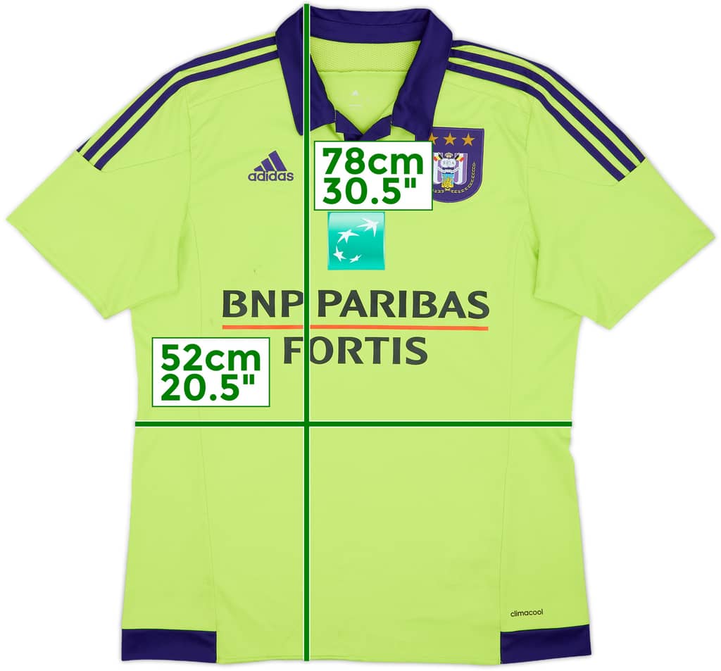 2015-16 Anderlecht Away Shirt - 7/10 - (L)