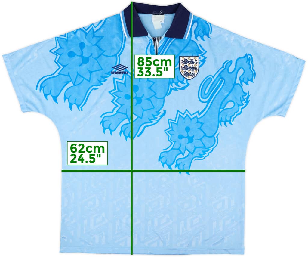 1992-93 England Third Shirt - 8/10 - (XXL)
