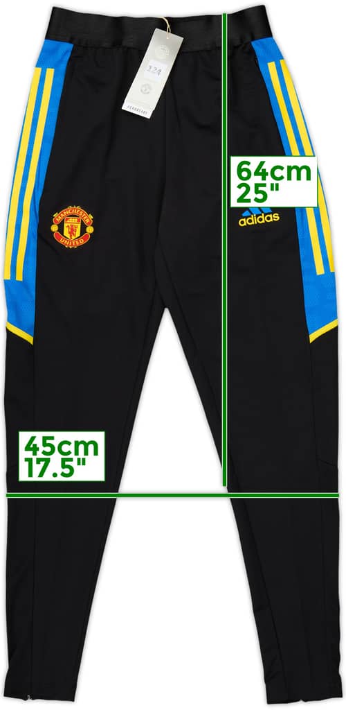 2021-22 Manchester United adidas Track Pants/Bottoms (XS)