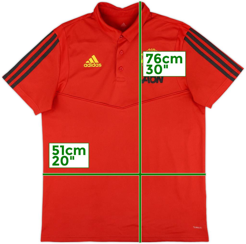 2019-20 Manchester United adidas Polo Shirt - 9/10 - (M)