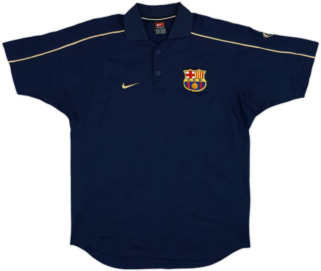 2003-04 Barcelona Nike Polo Shirt - 9/10 - (M)