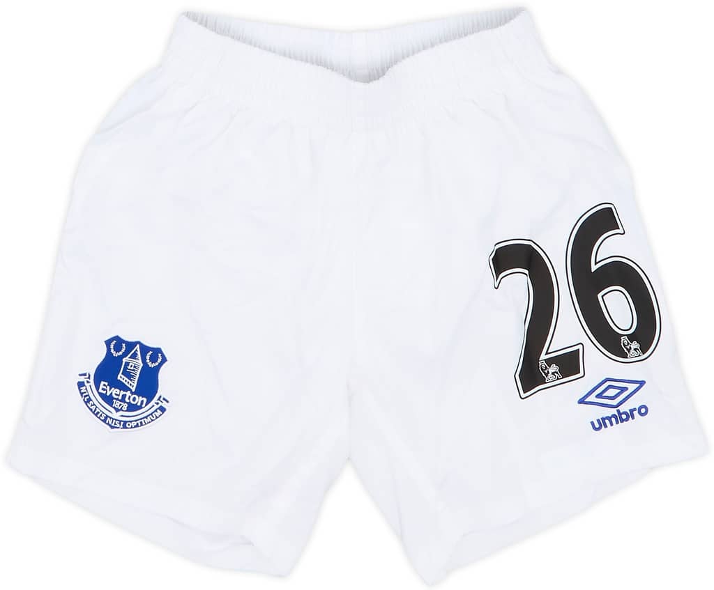 2014-15 Everton Home Shorts #26 - 9/10 - (S.Boys)
