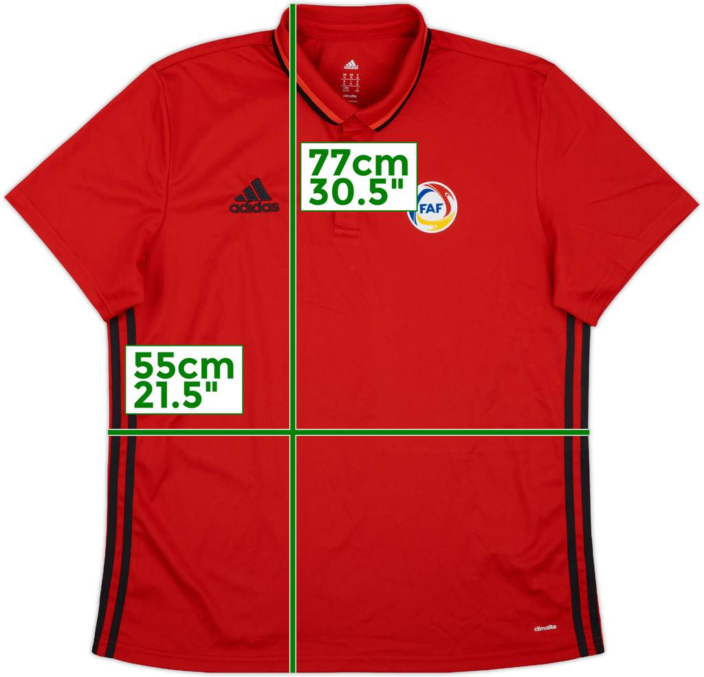 2015-16 Andorra adidas Polo Shirt - 9/10 - (XL)