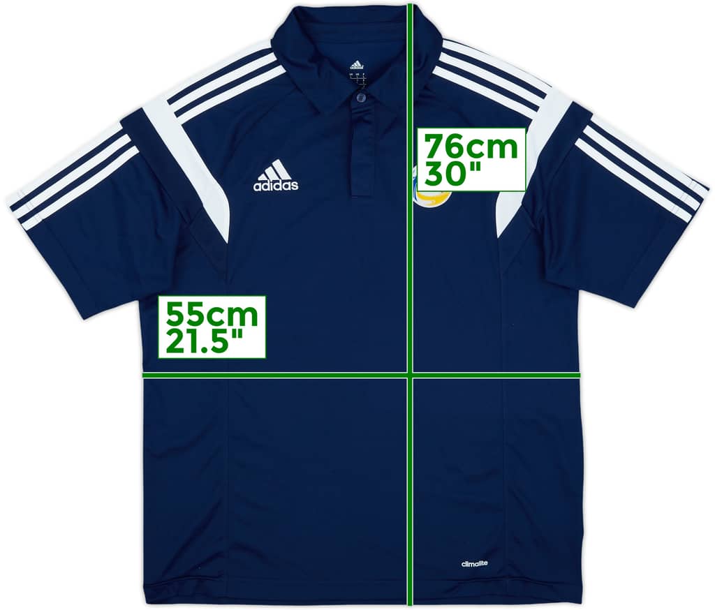 2014-15 Andorra adidas Polo shirt - 9/10 - (L)