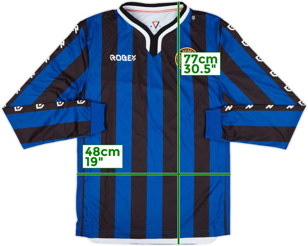 2014-15 RV & AV Sparta Away L/S Shirt - 9/10 - (L)