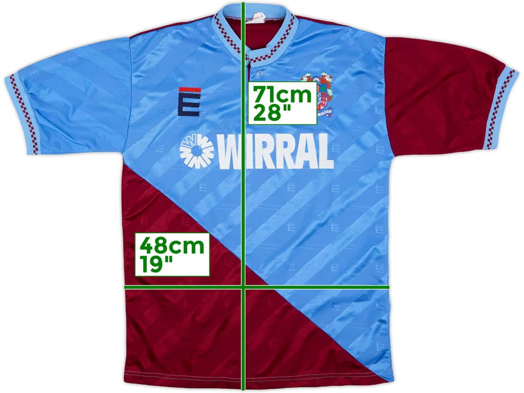 1989-91 Tranmere Rovers Third Shirt - 9/10 - (M)