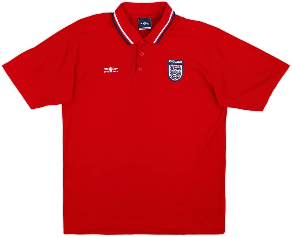 2004-06 England Umbro Polo Shirt - 8/10 - (M)