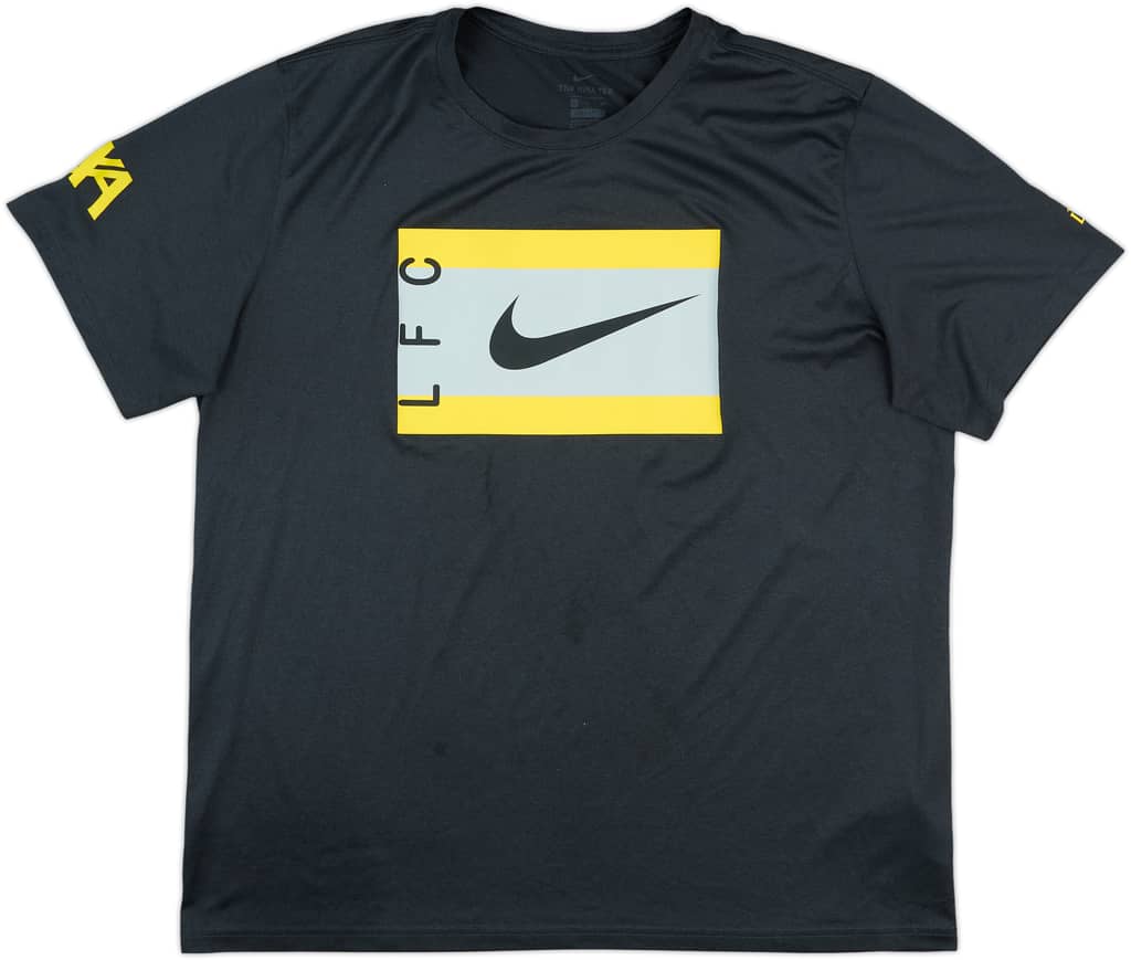 2021-22 Liverpool Nike Cotton Tee - 8/10 - (XL)