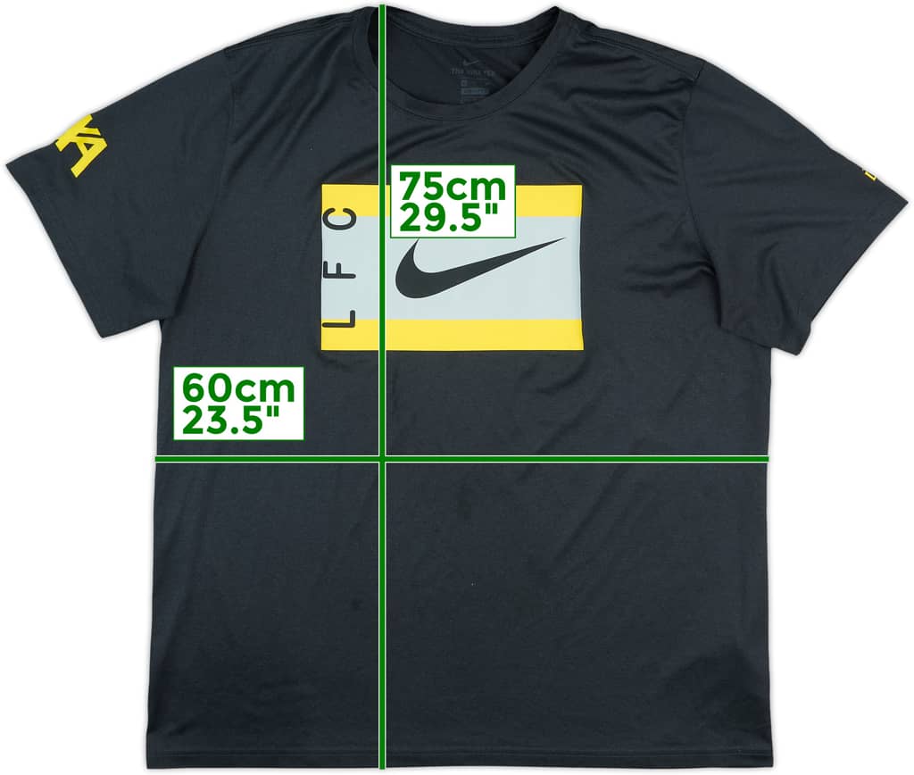2021-22 Liverpool Nike Cotton Tee - 8/10 - (XL)
