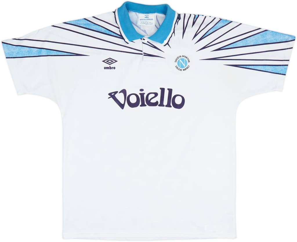 1991-93 Napoli Away Shirt - 8/10 - (XL)