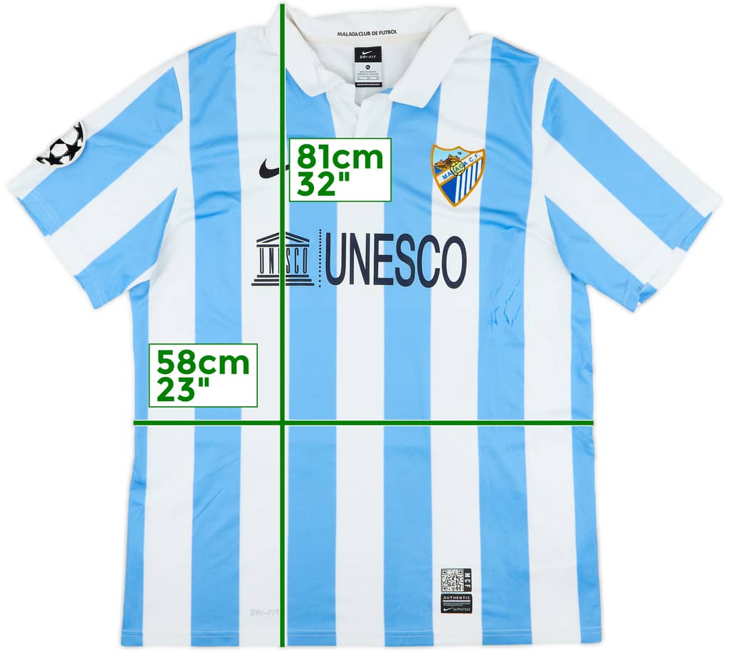 2012-13 Malaga CL Home Shirt - 5/10 - (XL)