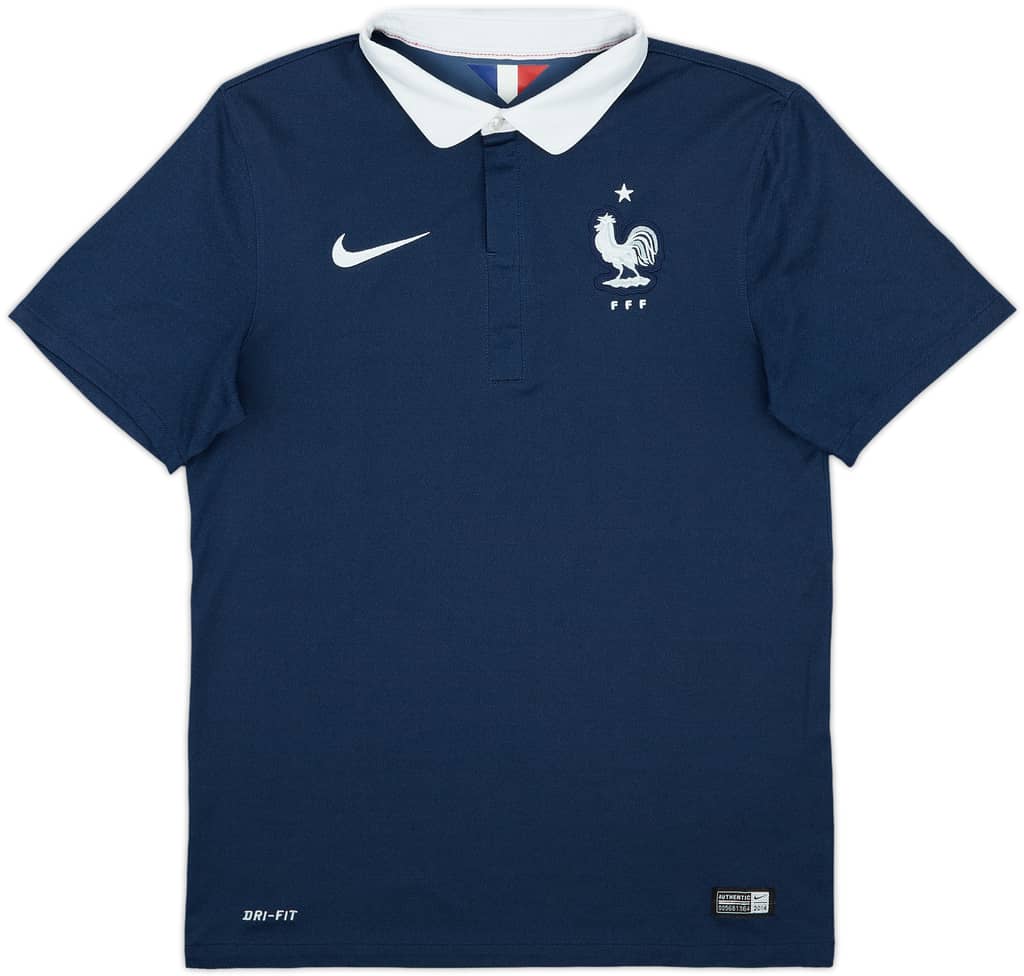 2014-15 France Home Shirt - 8/10 - (S)