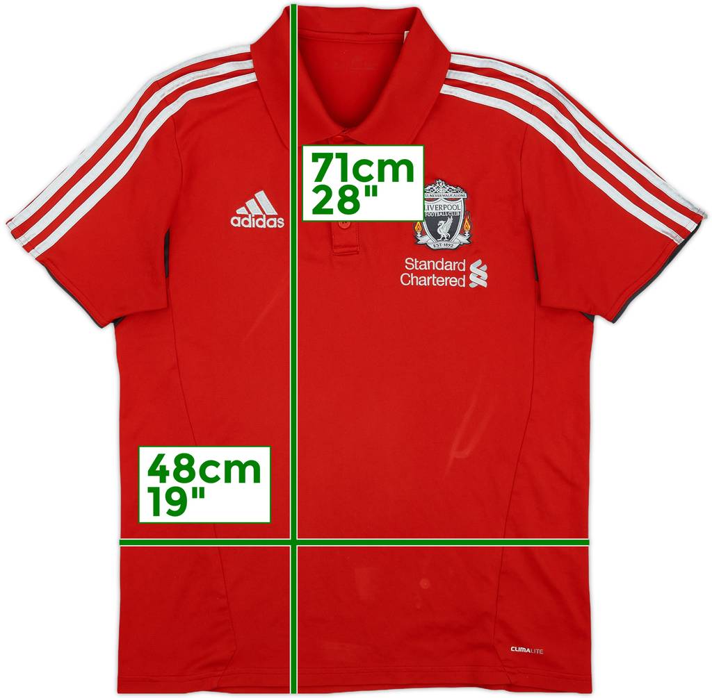 2011-12 Liverpool adidas Polo Shirt - 8/10 - (L)