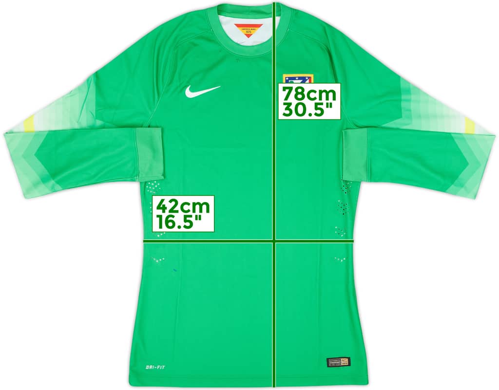 2014-15 Atletico Madrid Player Issue GK Shirt - 5/10 - (M)