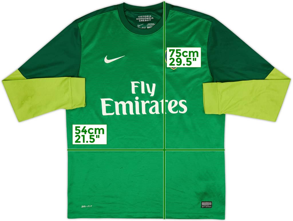 2012-13 Arsenal GK Shirt - 8/10 - (L)