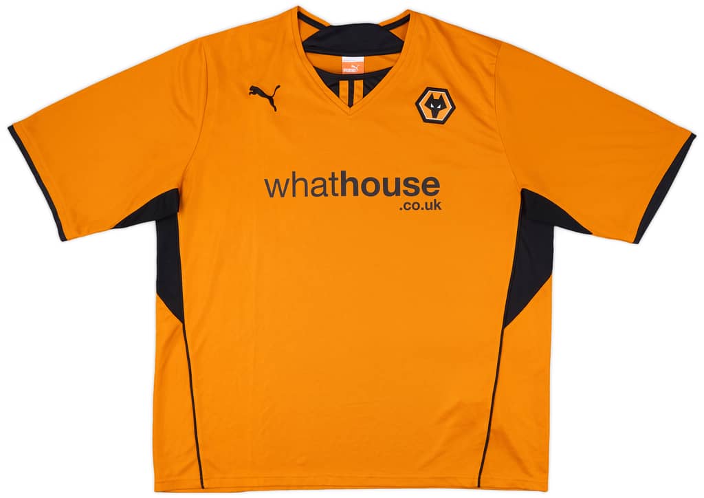 2013-14 Wolves Home Shirt - 7/10 - (3XL)