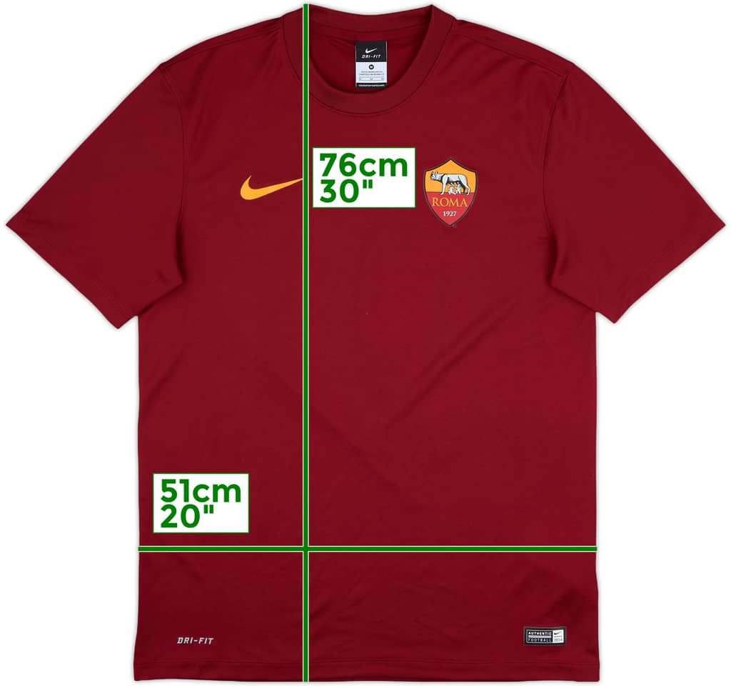 2014-15 Roma Basic Home Shirt - 10/10 - (M)