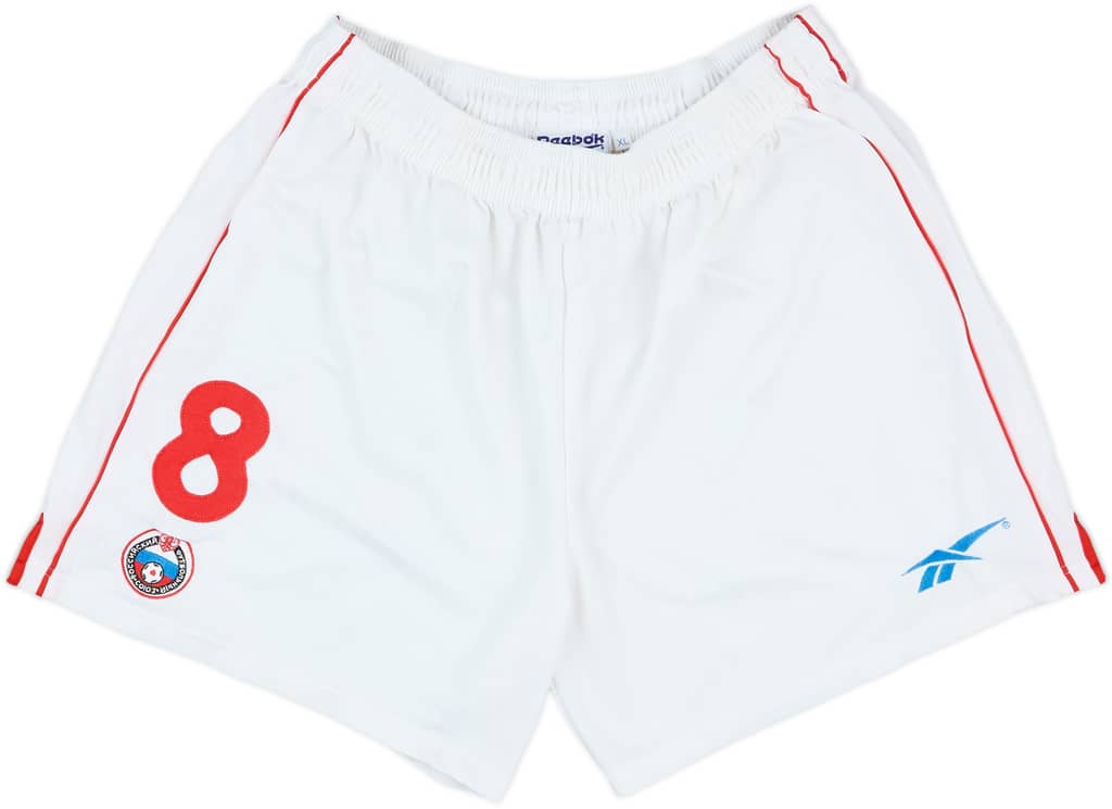 1996-98 Russia Player Issue Home Shorts #8 - 6/10 - (XL)