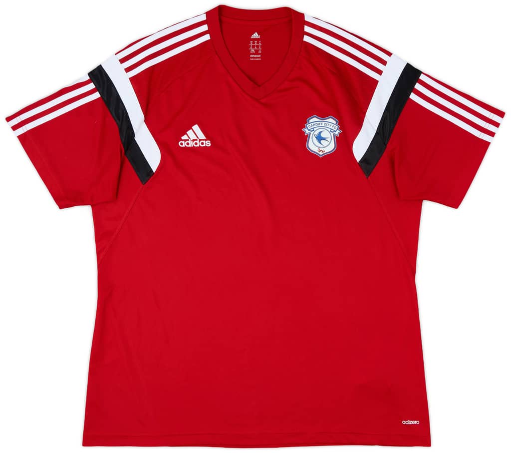 2015-16 Cardiff adidas Training Shirt - 9/10 - (XL)